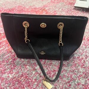 black coach bag